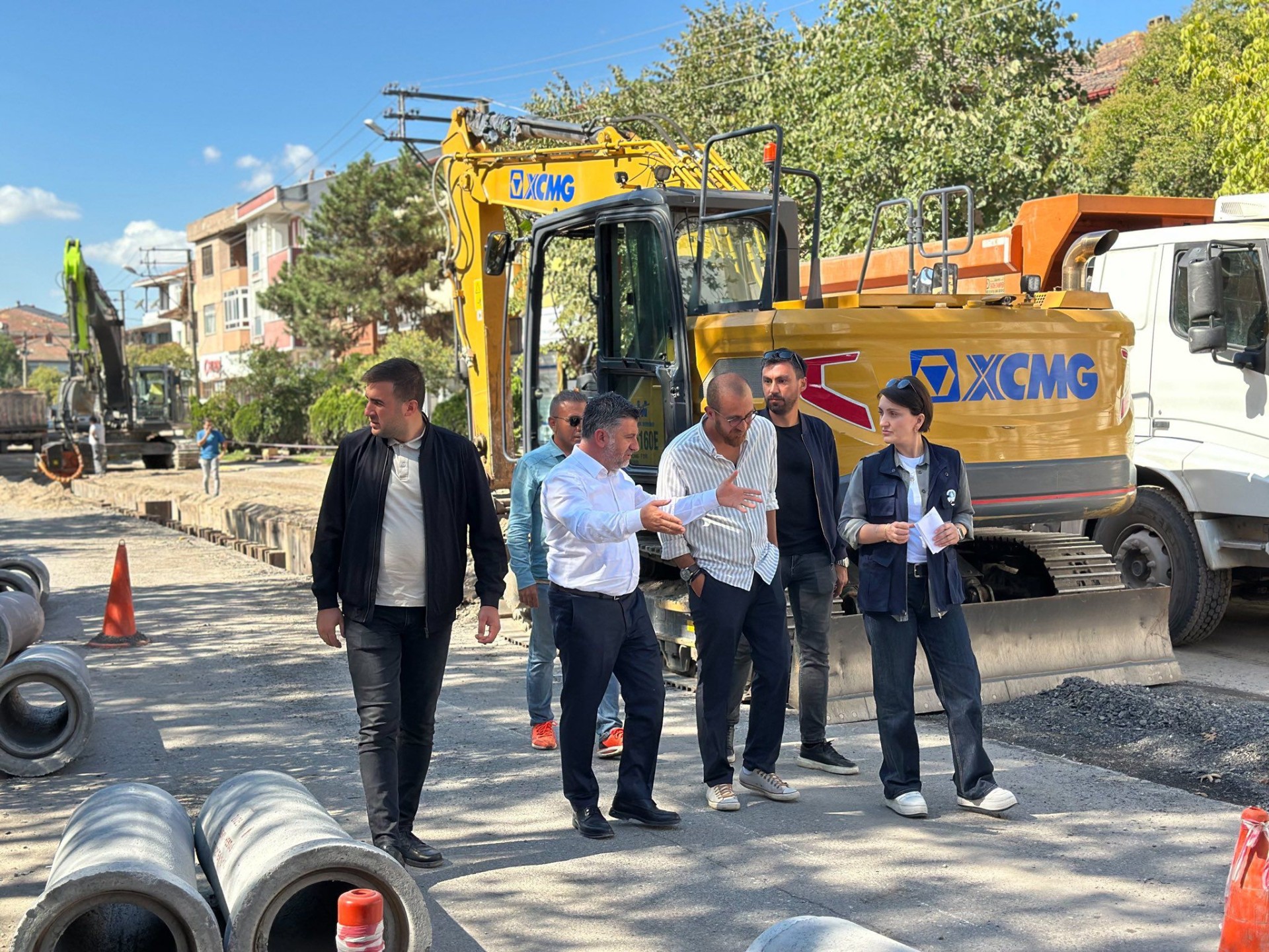 Söğütlü’de Altyapı Tüm Hızıyla Devam Ediyor