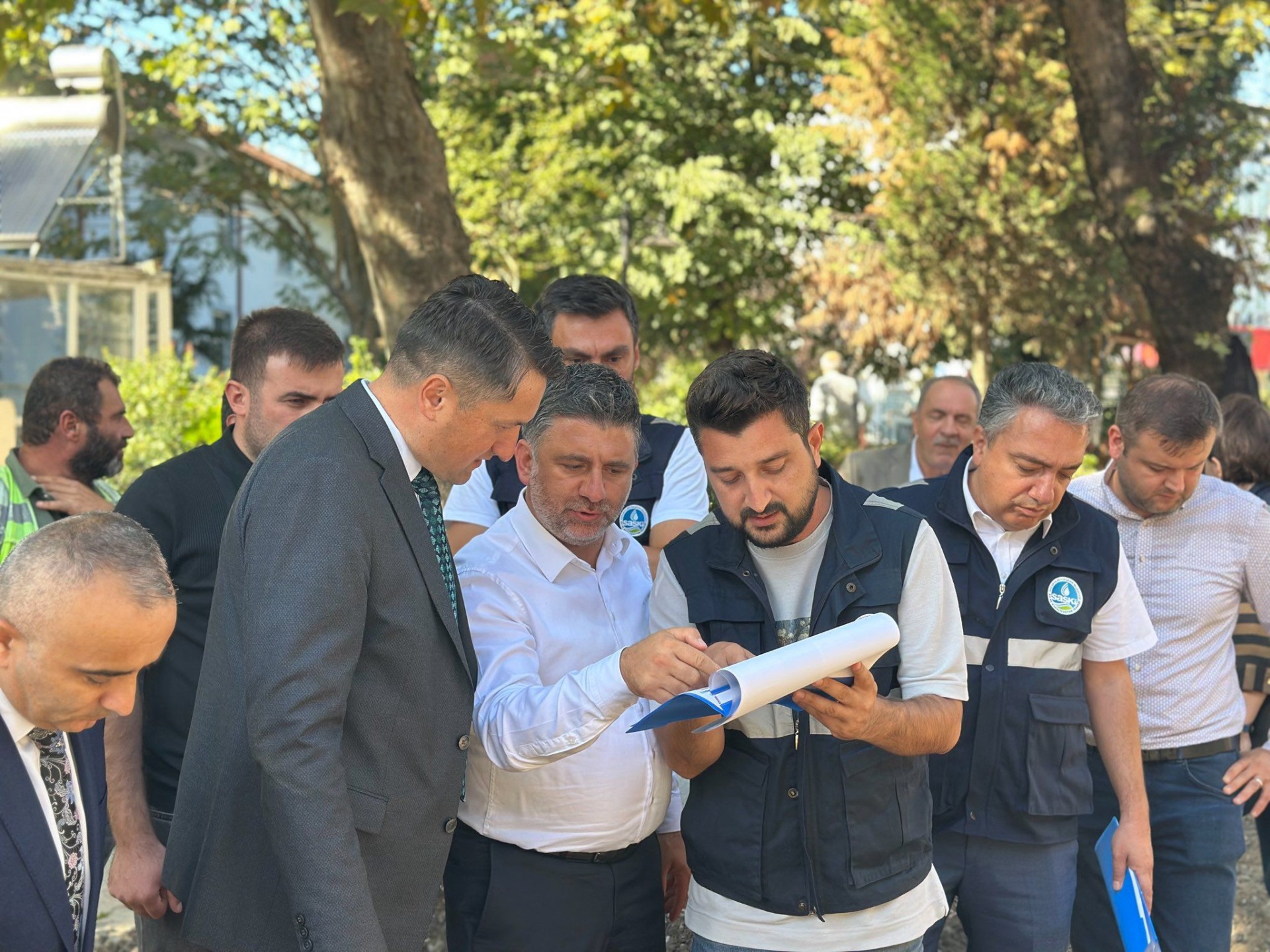 SASKİ Genel Müdürü Seyit Sakallıoğlu İle Birlikte Altyapı Çalışmaları Yerinde İncelendi