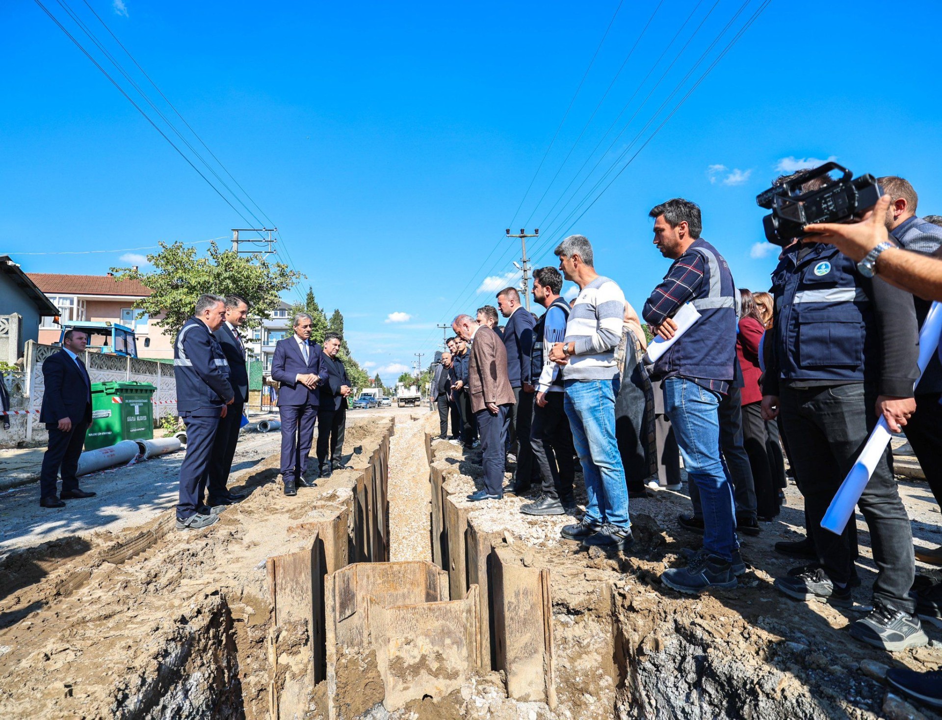 Devam Eden Altyapı Çalışmaları Başkan Yusuf Alemdar İle Birlikte Değerlendirildi