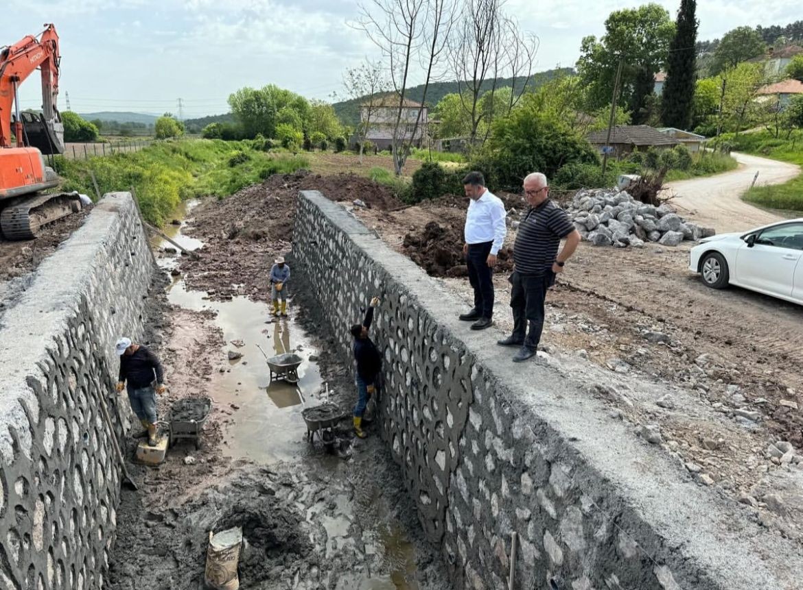 Akarca Mahallesi'nde Dere Islahı Çalışmalarında Sona Yaklaşıldı
