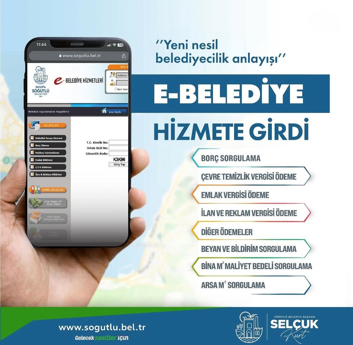 E-Belediye Hizmete Girdi