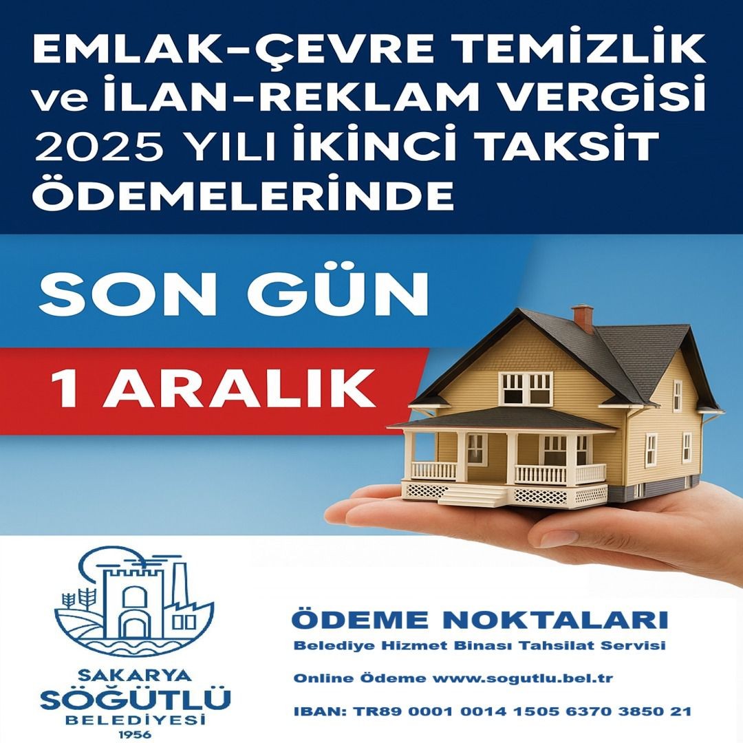 Vergi Ödemeleri Duyurusu